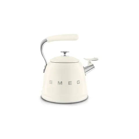 Smeg 2.3L Whistling Kettle WKF01 Cream
