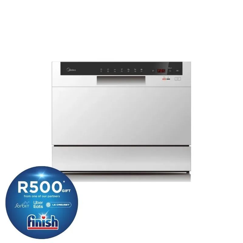 Midea 6 Place Counter Top Dishwasher WQP63602F Tafelberg Furnishers