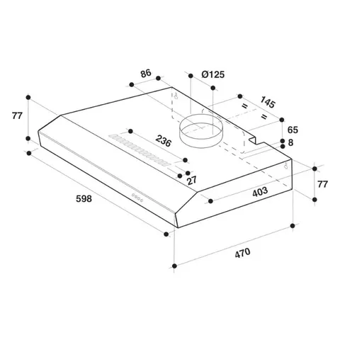 Whirlpool 60cm Wall Mounted Cooker Hood WSLT65FLSX installation
