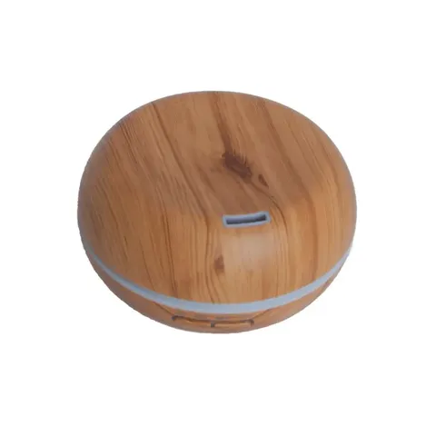Bean-Shaped Aroma Diffuser in Light Wood side angle