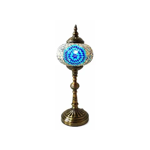 Home4U Tiffany Blue And Red Lamp YBT150 Lamp
