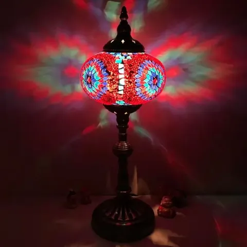 Home4U Tiffany Blue And Red Lamp YBT150 Colours