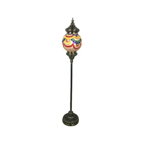Home4U Tiffany Circular Blocks Lamp YBT250-11 Lamp