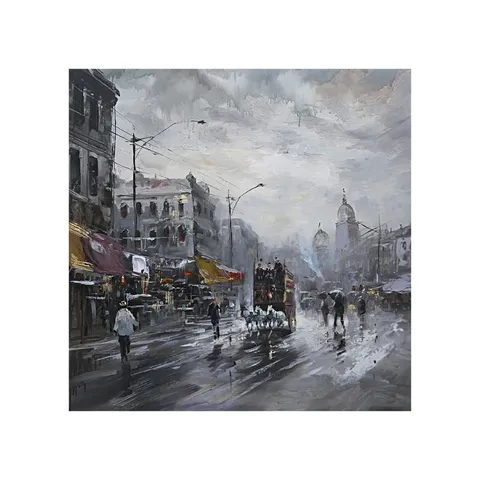 Old Times Canvas Oil Painting ZH6209
