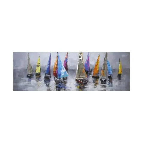 Hii Colourful Sails Canvas Oil Painting ZH8397