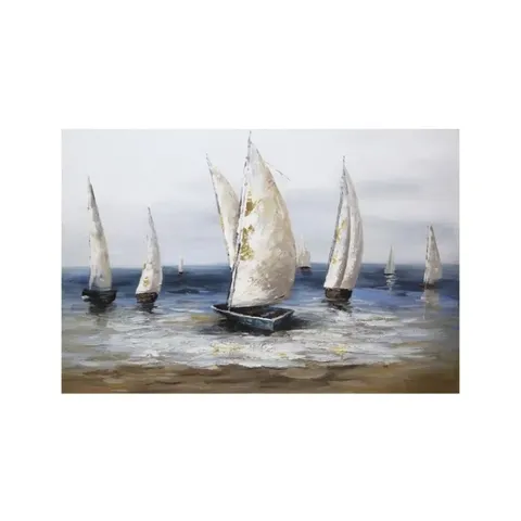 Hii White Sails Canvas Oil Painting ZH8442