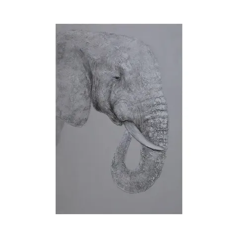 Eating Elephant Canvas Oil Painting ZH8916