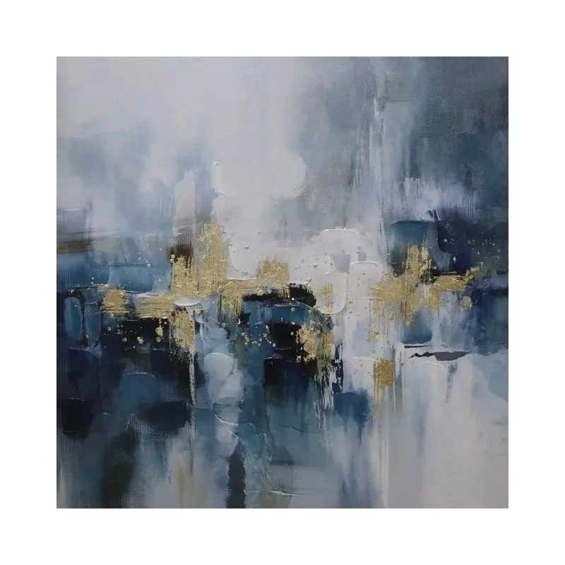 Abstract Blues Canvas Oil Painting ZHP8750 | Tafelberg Furnishers